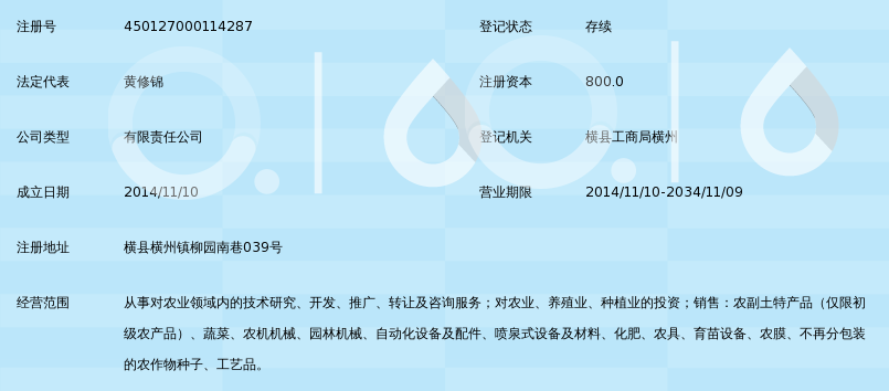 广西横县观天下农业